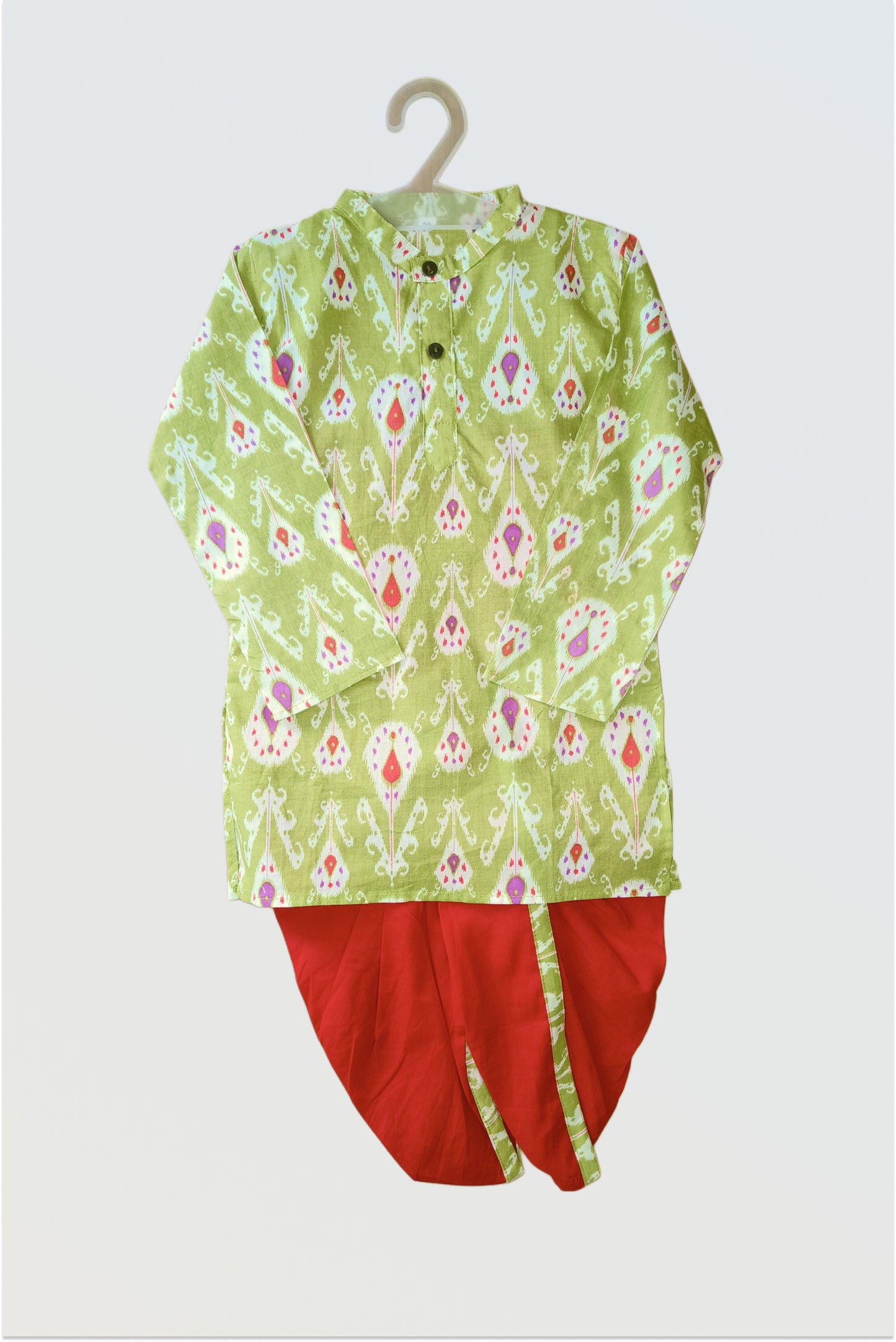 Boys pure cotton dhoti kurta set