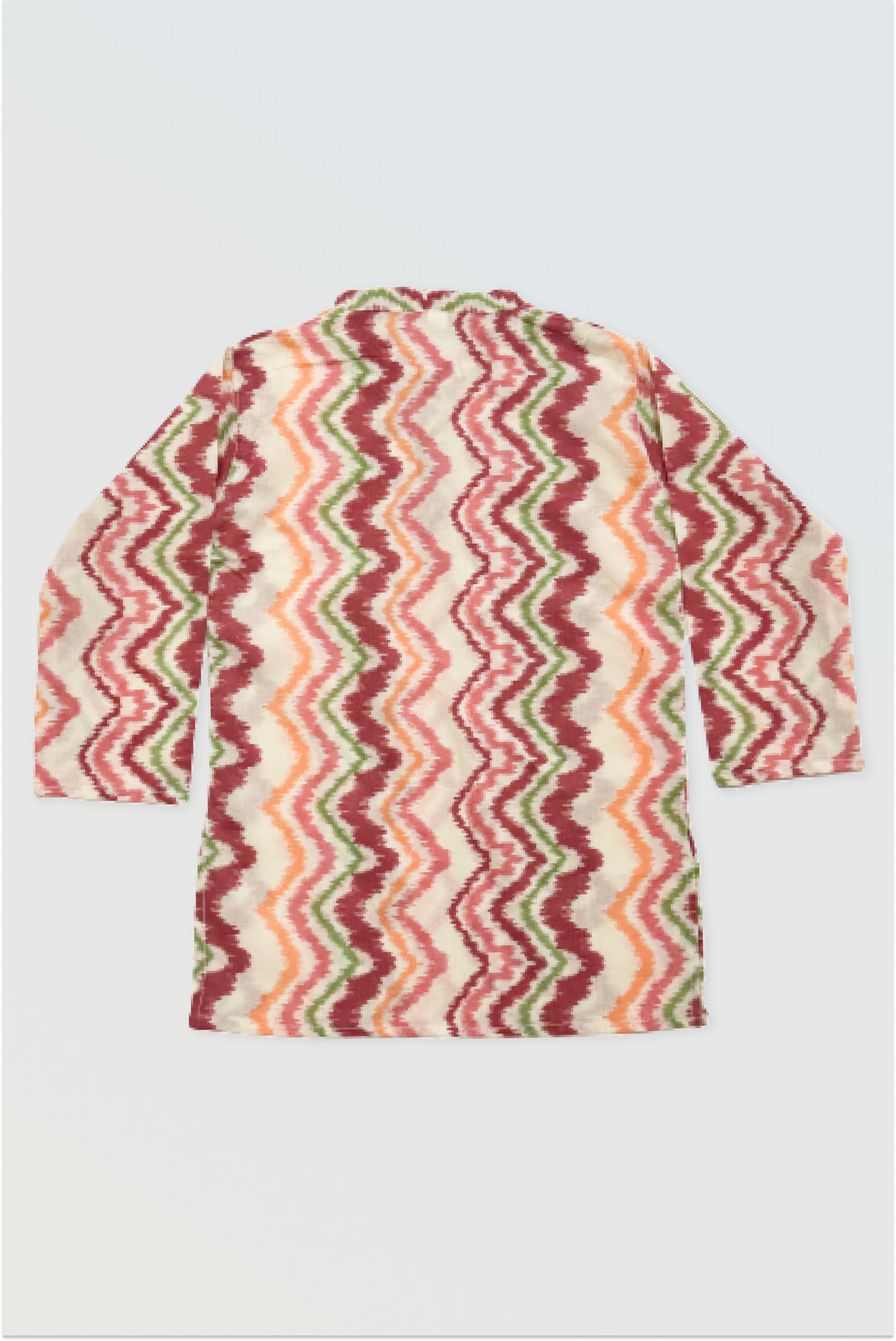 Chevron print kurta pyjama set