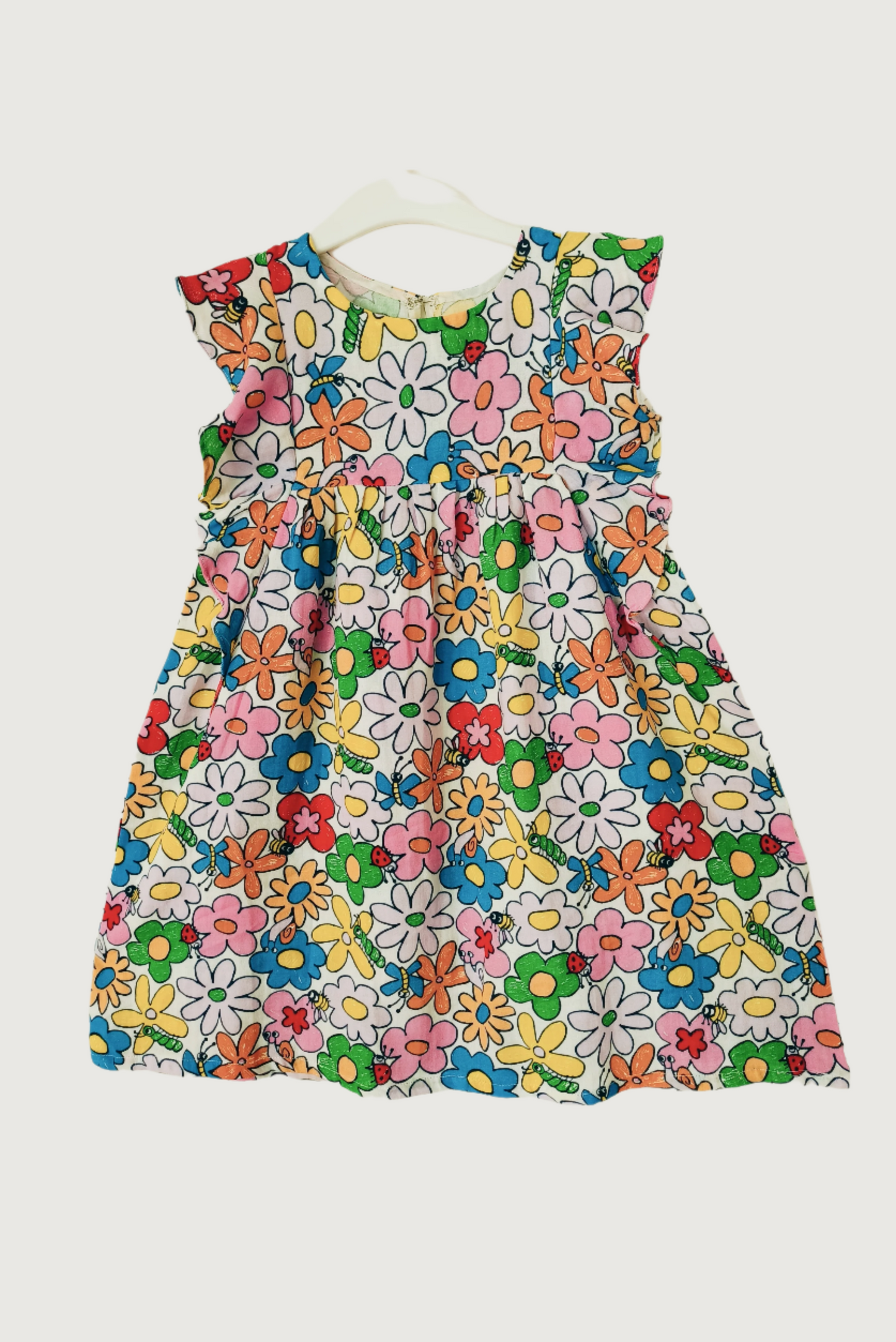 Pre order: Floral pure cotton dress