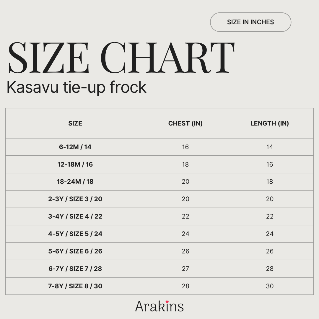 Pre-order: Kasavu tie-up frock