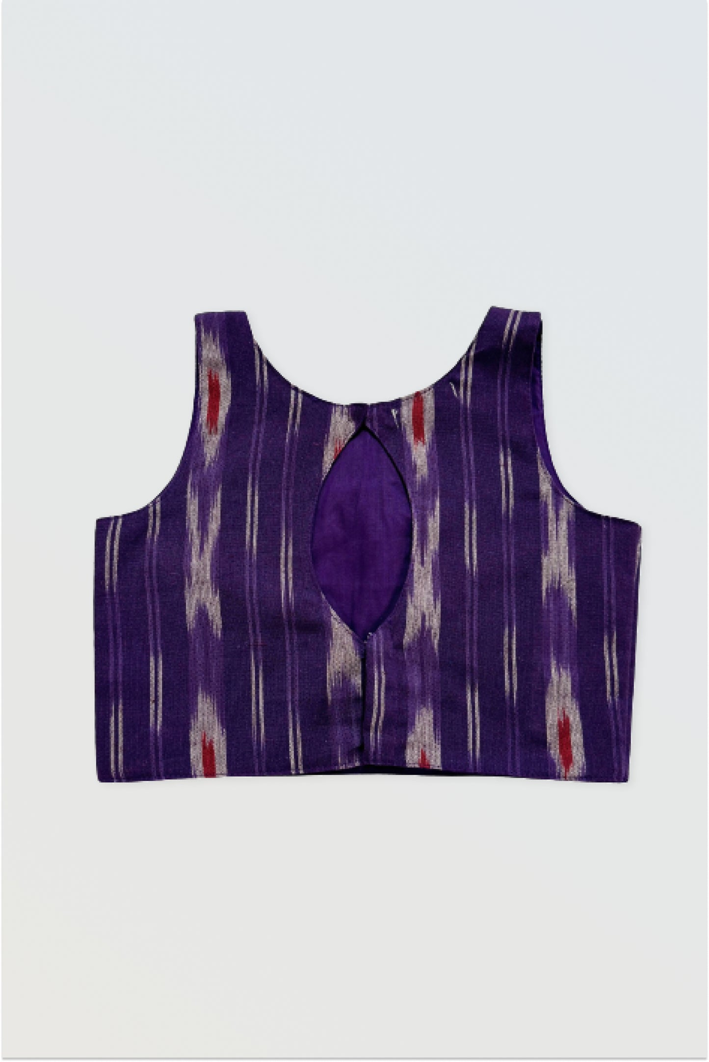 Ikat pure cotton lehanga set
