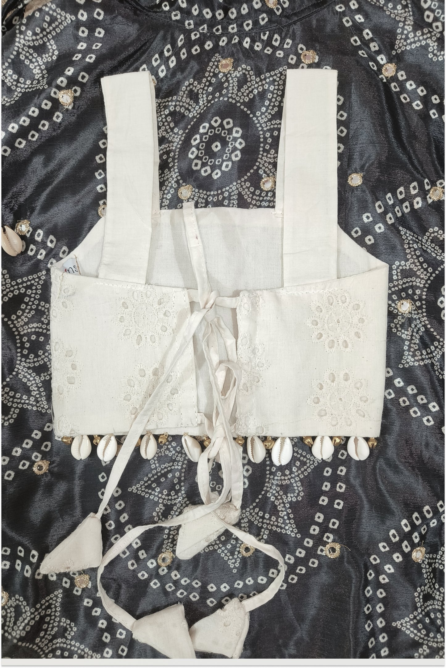 Black Bandhani Lehanga set