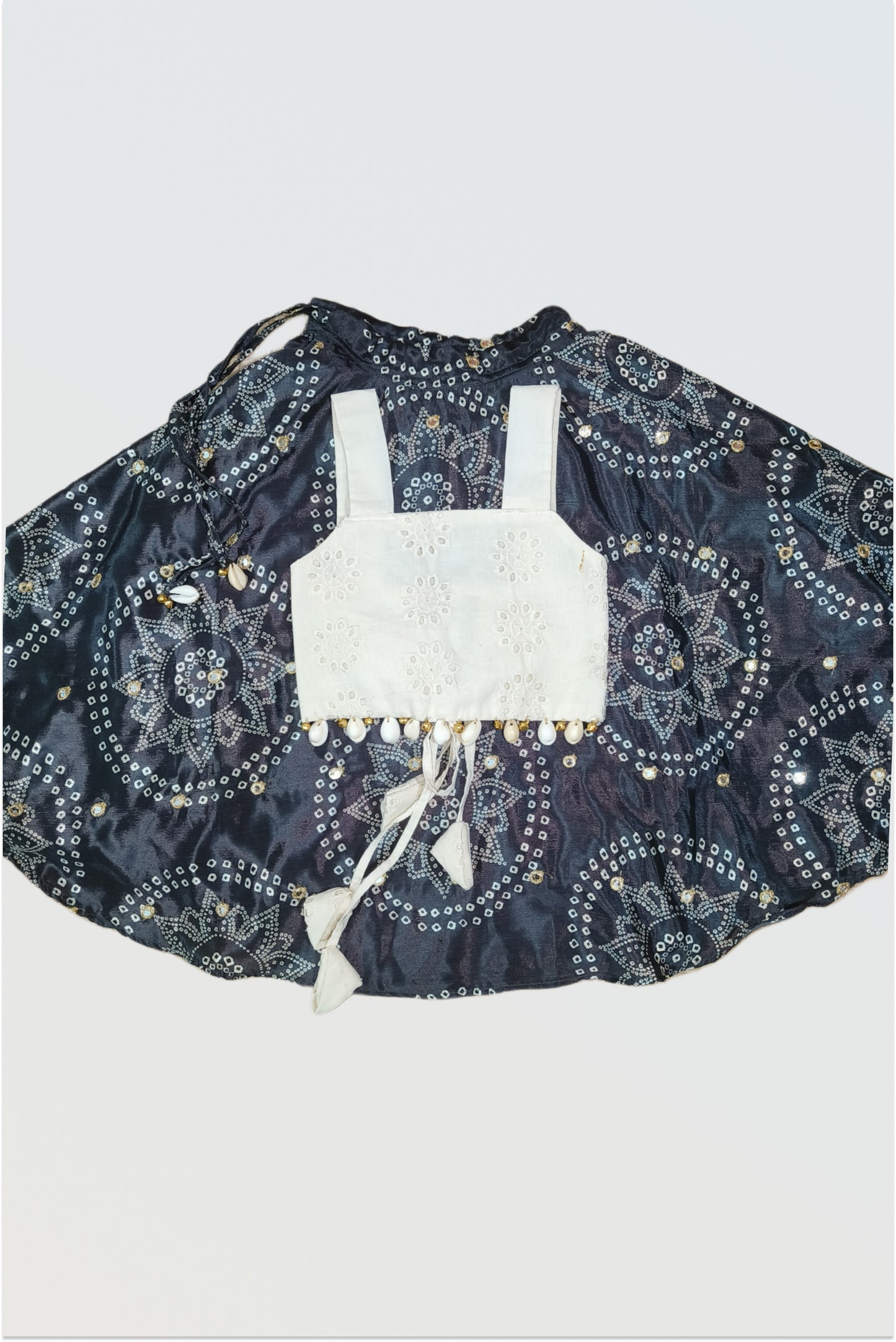 Black Bandhani Lehanga set