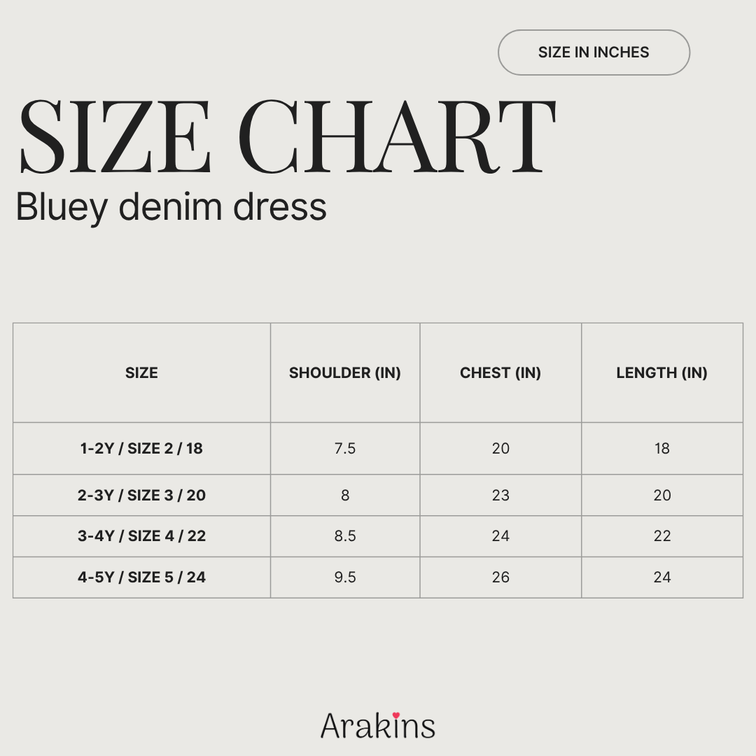 Bluey denim dress