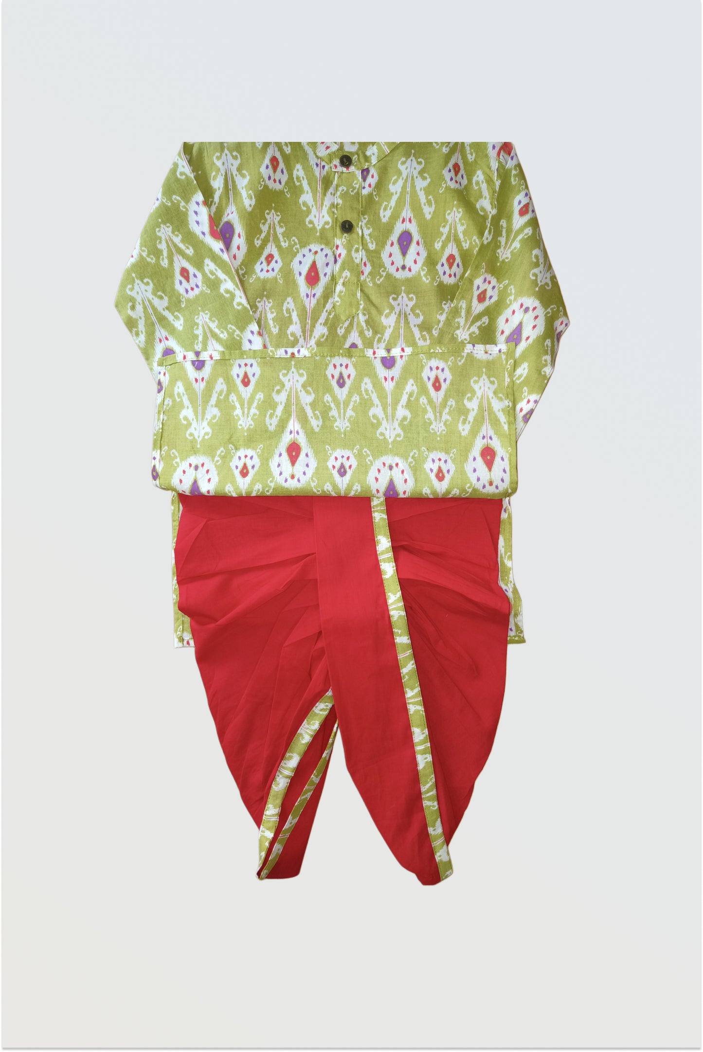 Boys pure cotton dhoti kurta set