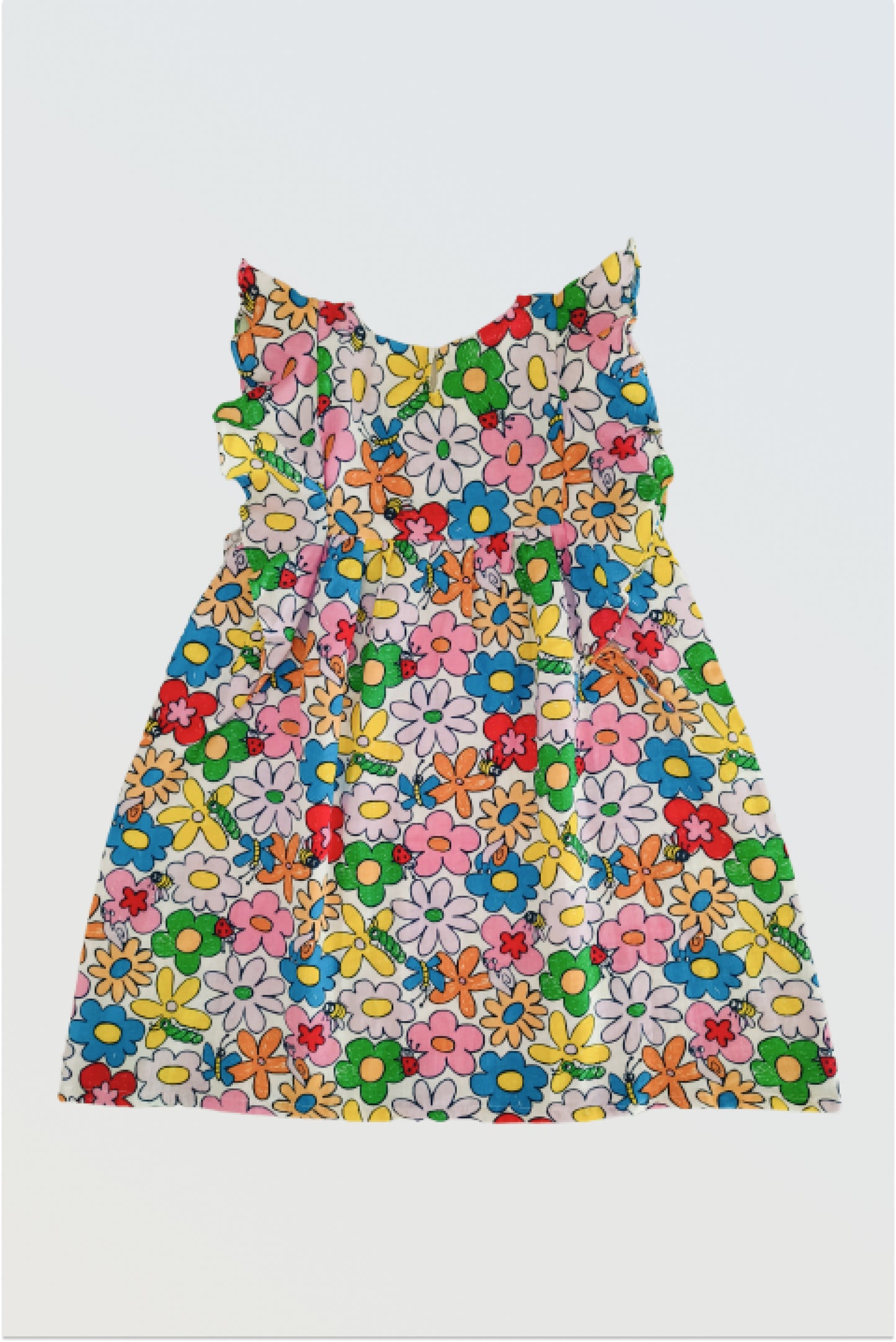 Pre order: Floral pure cotton dress