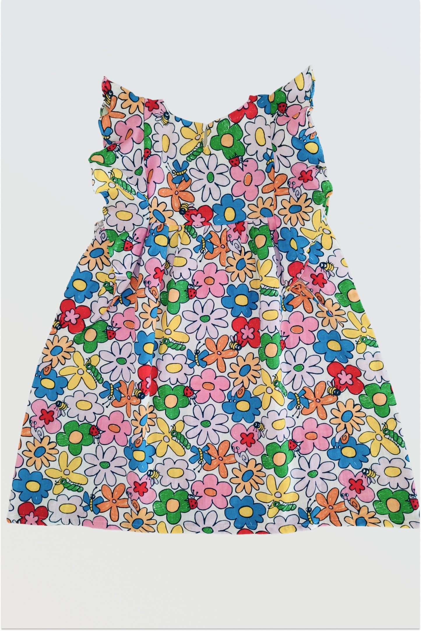Pre order: Floral pure cotton dress