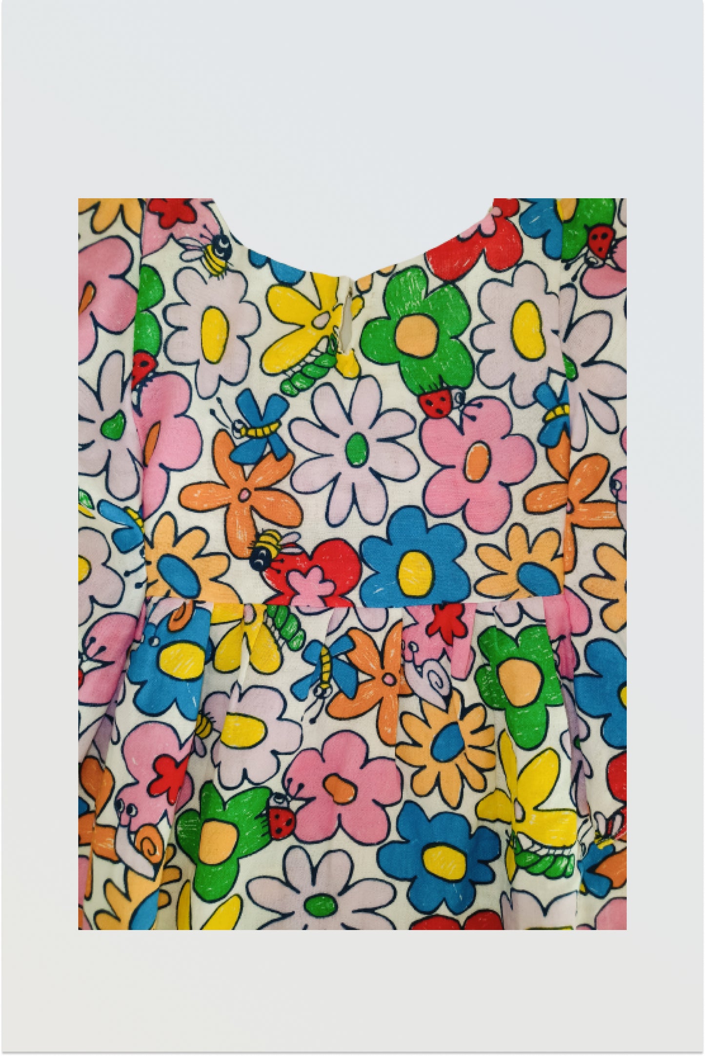 Pre order: Floral pure cotton dress