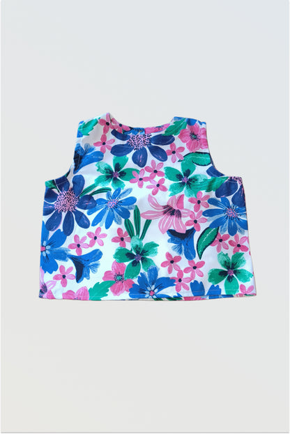 Floral summer shorts set