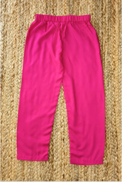 Pink floral suit set