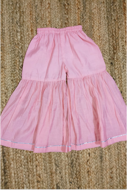 Pink sharara set