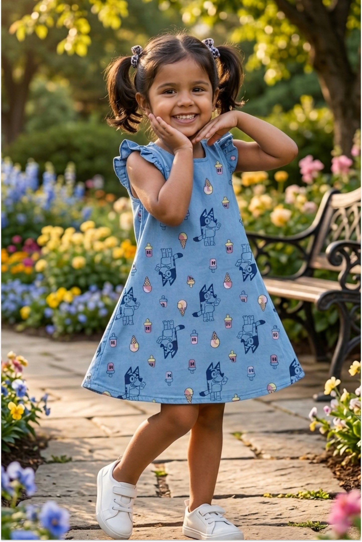 Bluey denim dress
