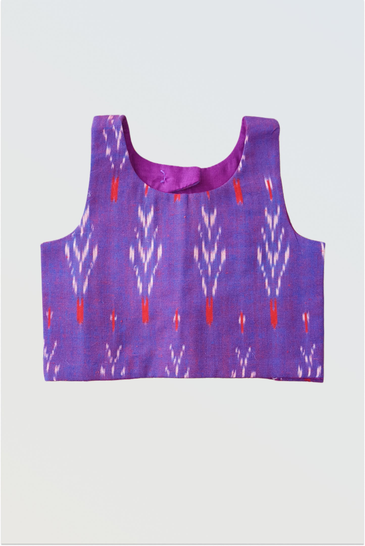 Ikat pure cotton lehanga set