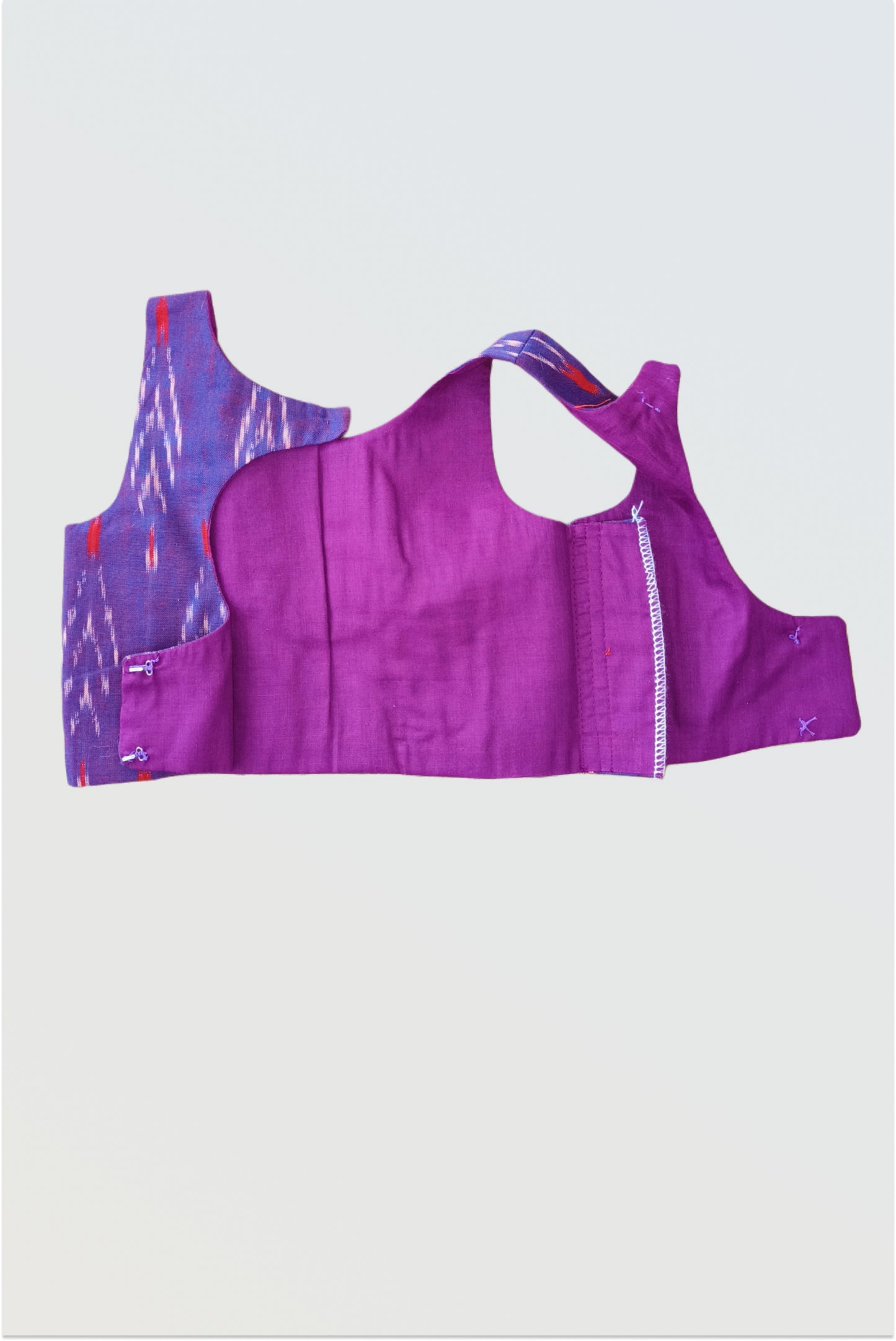 Ikat pure cotton lehanga set