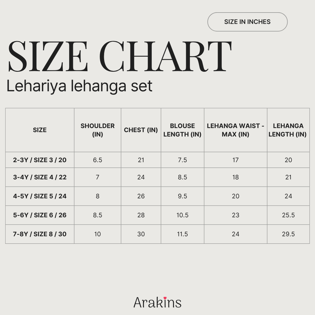 Lehariya lehanga set