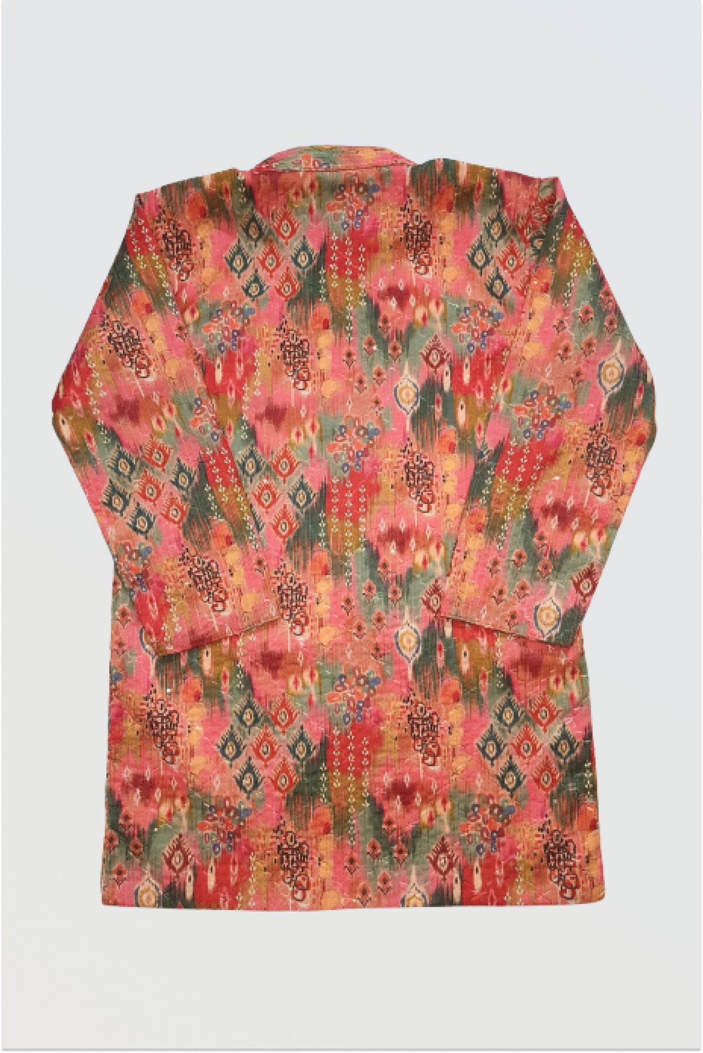Multicoloured festive kurta pyjama set