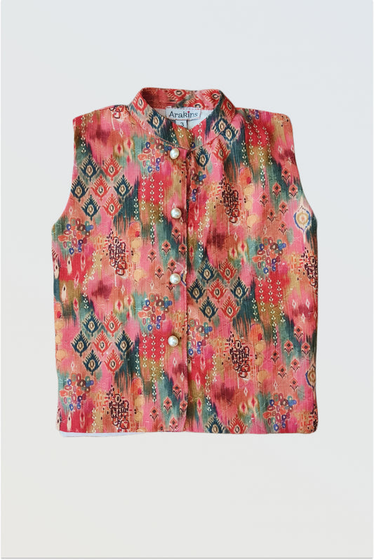 Multicoloured ethnic jacket