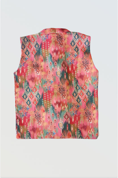 Multicoloured ethnic jacket