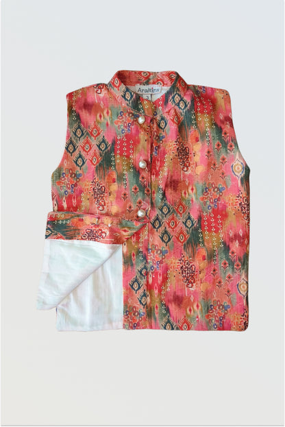 Multicoloured ethnic jacket