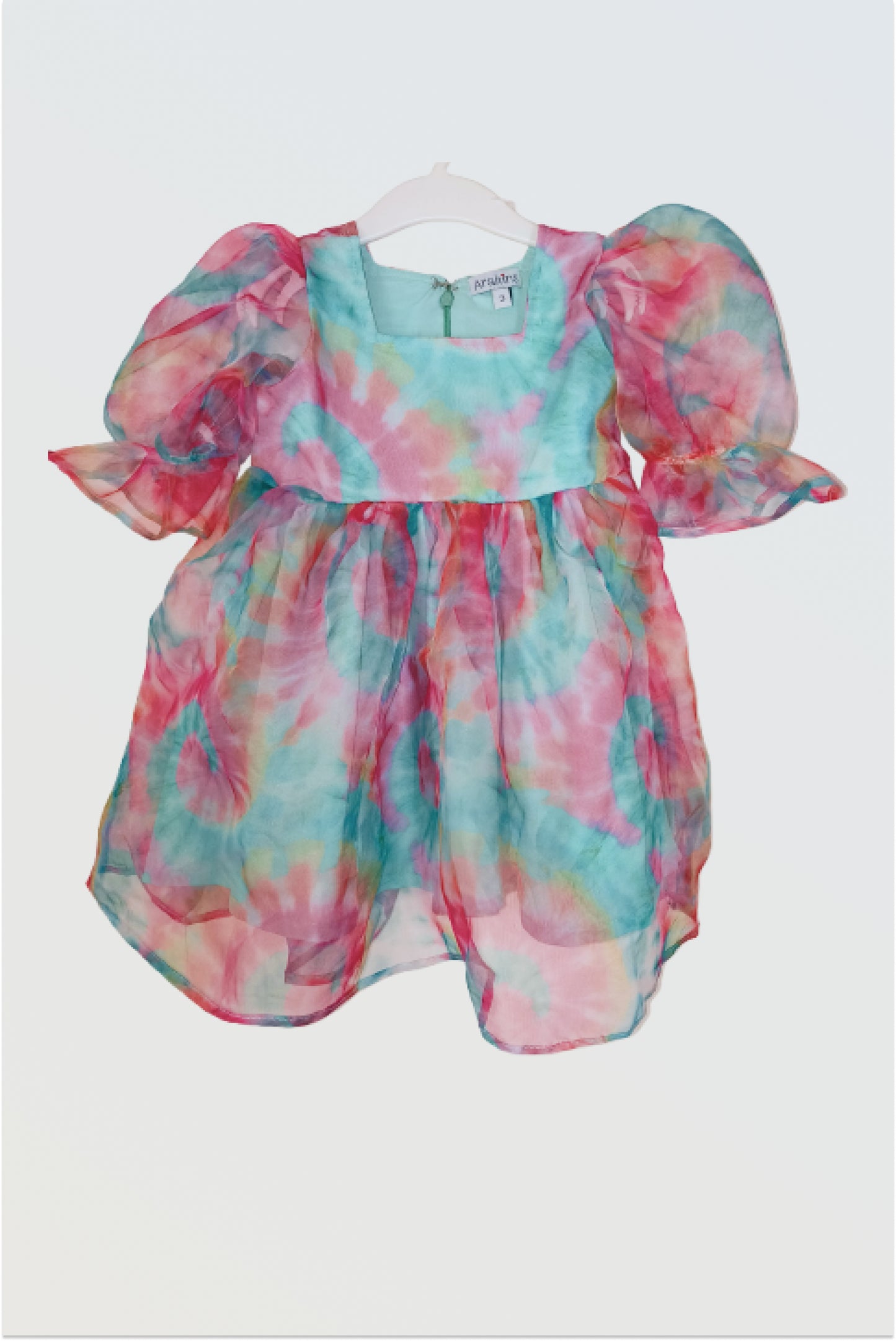 Multicoloured organza dress