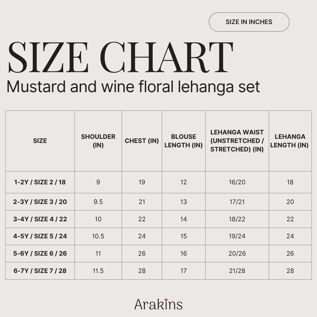 Mustard and wine floral lehanga set