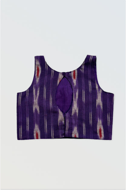 Ikat pure cotton lehanga set