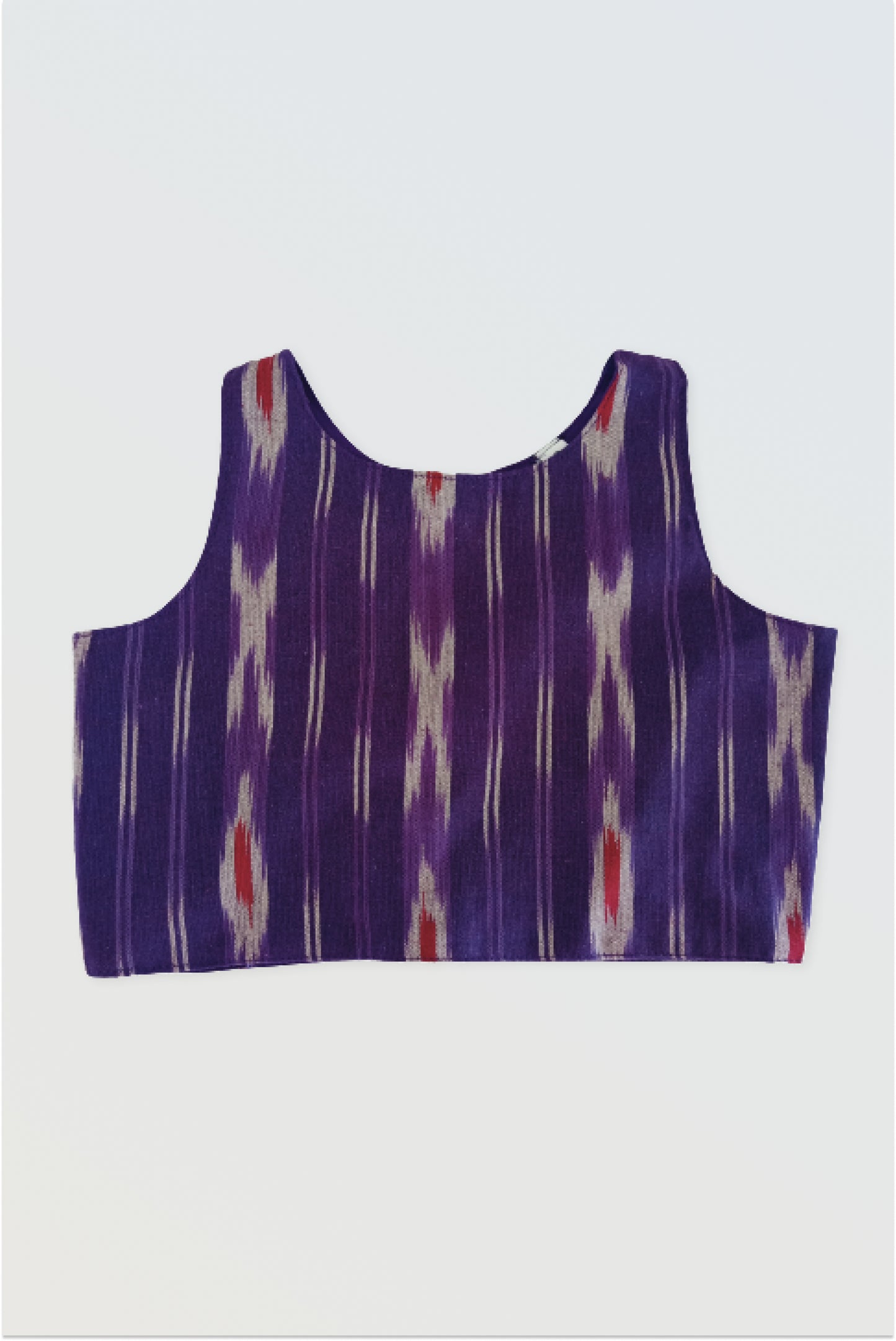 Ikat pure cotton lehanga set