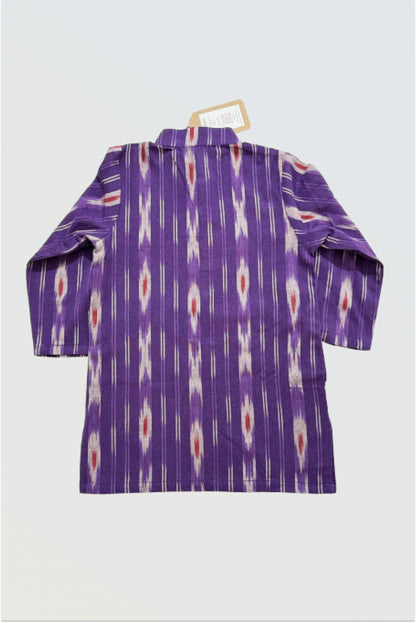 Ikat cotton kurta pyjama set