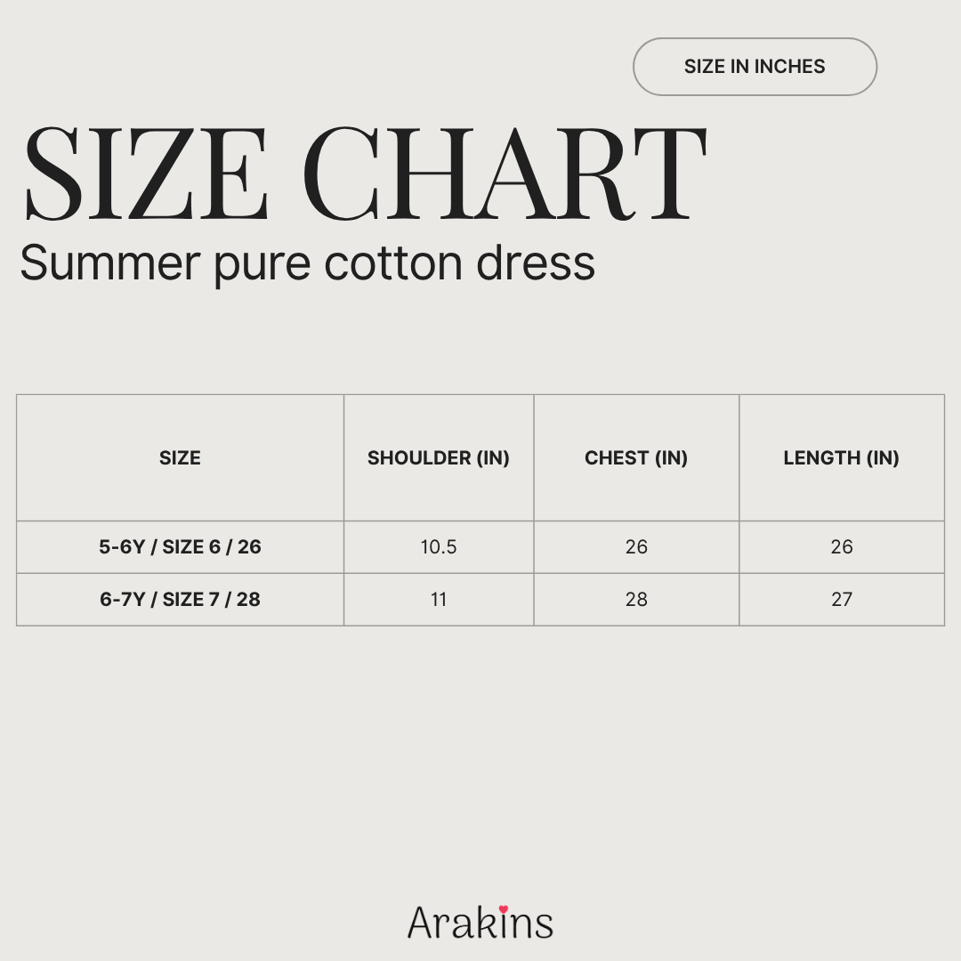 Summer pure cotton dress
